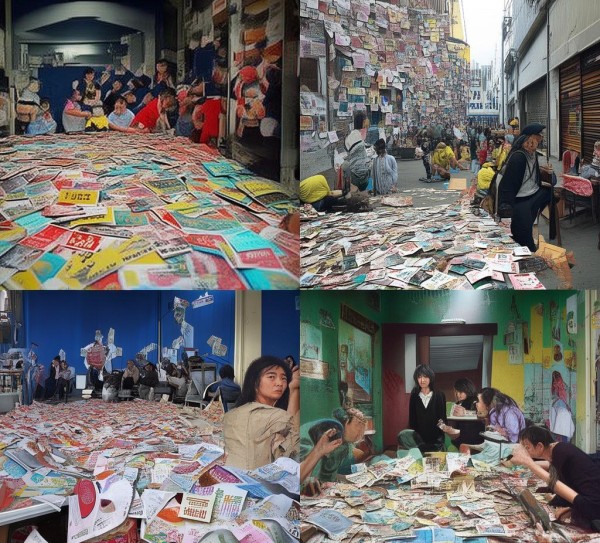 乱贴小广告,语文教学中的危机与对策