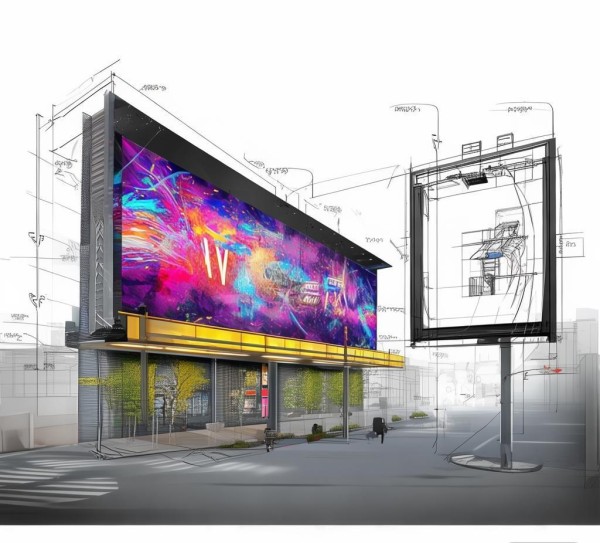 广告牌规划与外装修图纸需求分析,优化广告牌位置,提升整体视觉效果